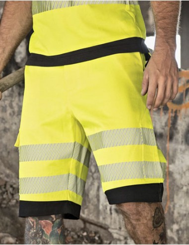 KOR-EOSST-EOS Hi-Vis Workwear Shorts With Printing Areas